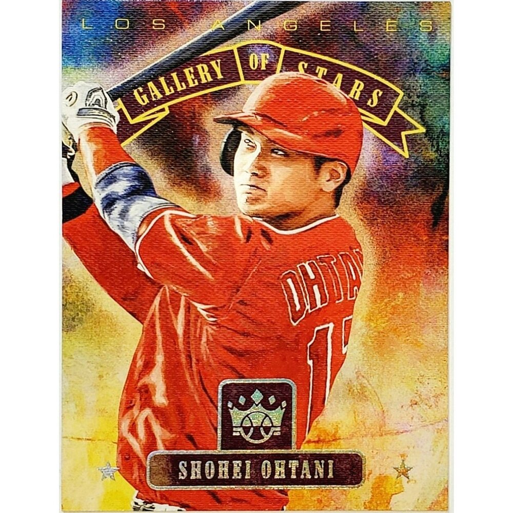 SHOHEI OHTANI ROOKIE "GALLERY OF STARS" 2018 PANINI DIAMOND KINGS #GS-11 ANGELS